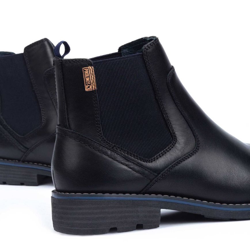 Men's Pikolinos YORK Chelsea Boots Black | NZ TA3781Q